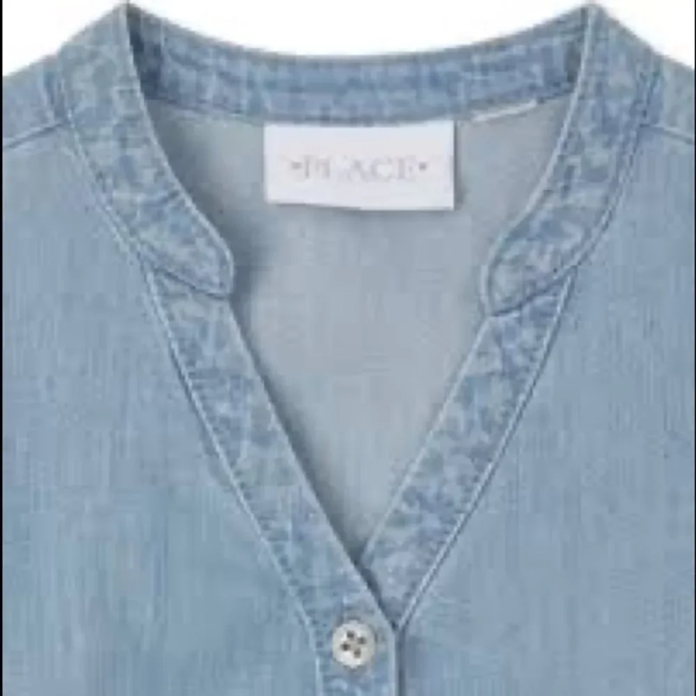 The Children's Place Girls Chambray Shirt Dress Sz 5/6 NWT🏷 so soft!